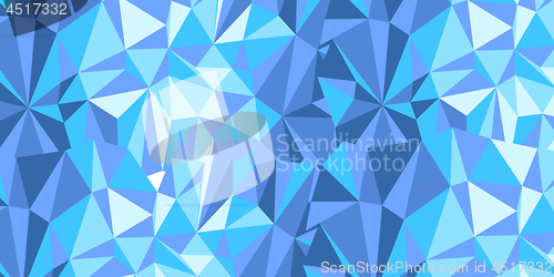 Image of cyan triangle background