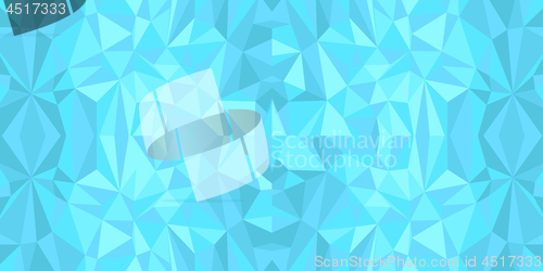 Image of cyan triangle background