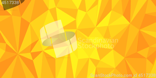 Image of yellow triangle background