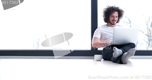 Image of man enjoying relaxing lifestyle