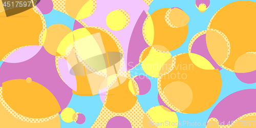 Image of orange circles background