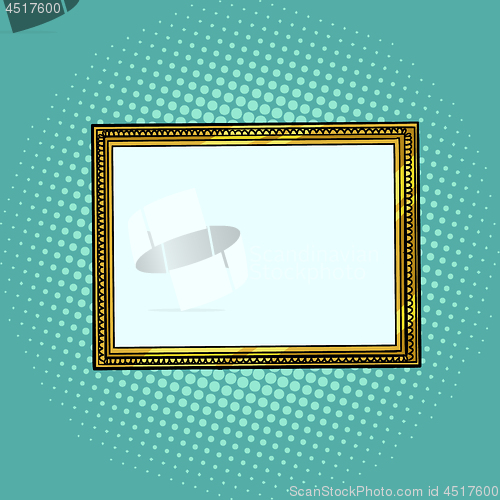 Image of picture frame, blank pattern