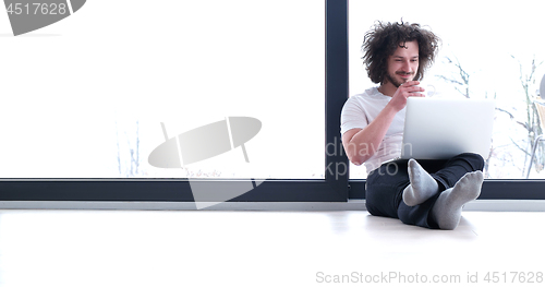 Image of man enjoying relaxing lifestyle