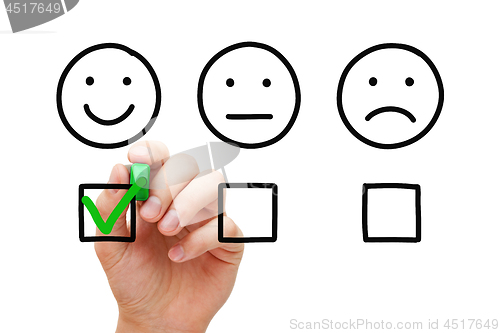 Image of Happy Customer Feedback Survey Concept