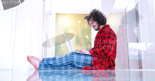 Image of man enjoying relaxing lifestyle