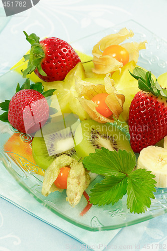 Image of Fresh fruits as dessert 