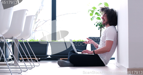 Image of man enjoying relaxing lifestyle