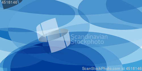 Image of blue ovals abstract background