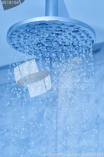 Image of Shower water flowing