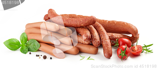Image of heap of various sausages