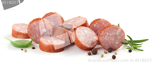 Image of sliced smoked sausage