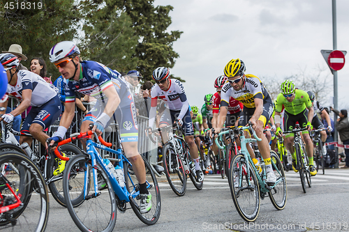 Image of The Peloton in Barcelona - Tour de Catalunya 2016