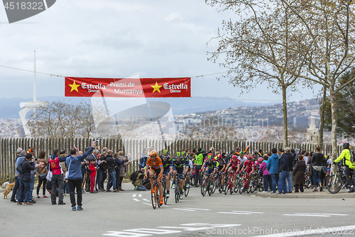 Image of The Peloton in Barcelona - Tour de Catalunya 2016