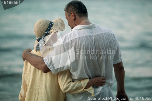 Image of A romantic moment at the sea