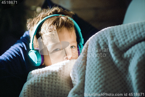 Image of Listening to the music