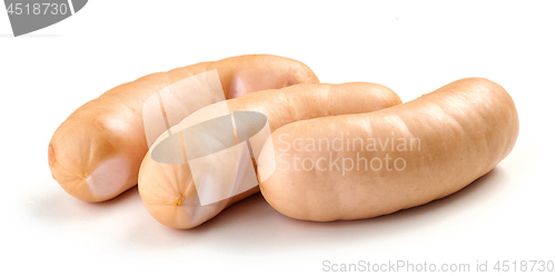 Image of fresh boiled pork sausages