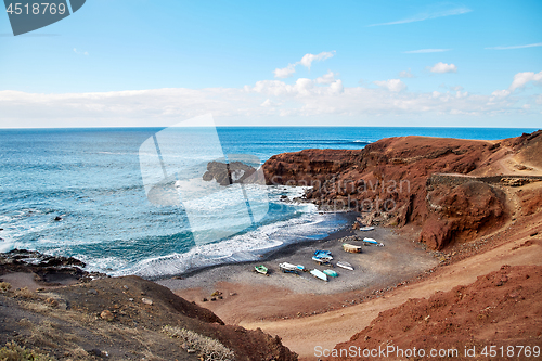 Image of Beautiful landscape of Lanzarote Island