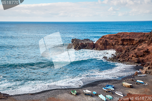 Image of Beautiful landscape of Lanzarote Island