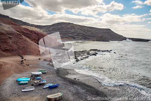 Image of Beautiful landscape of Lanzarote Island