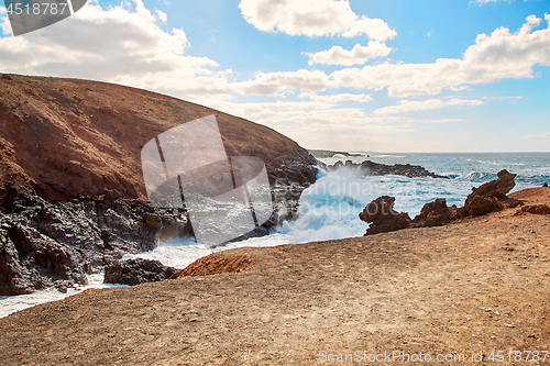 Image of Beautiful landscape of Lanzarote Island