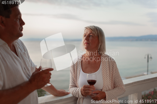 Image of Romantic evening for mature couple