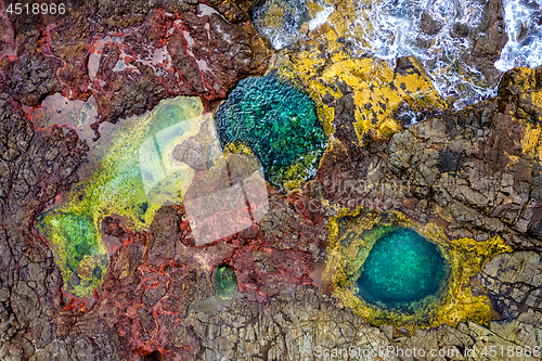 Image of Rock pool paradise aerial views of landscape