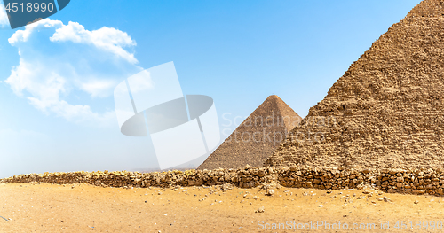Image of  Giza and desert