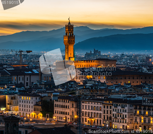 Image of View of Florence cityscape