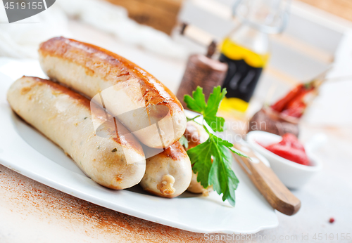 Image of fried sausages