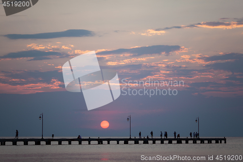 Image of A city pier