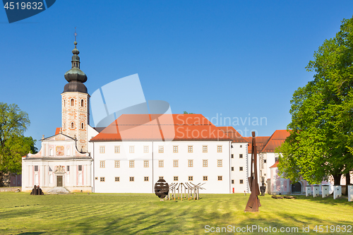 Image of The Cistercian monastery Kostanjevica na Krki, Slovenia, Europe.