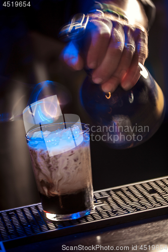 Image of Preparing a cocktail