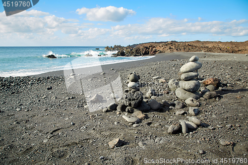 Image of Beautiful landscape of Lanzarote Island