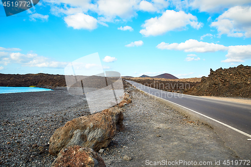 Image of Beautiful landscape of Lanzarote Island