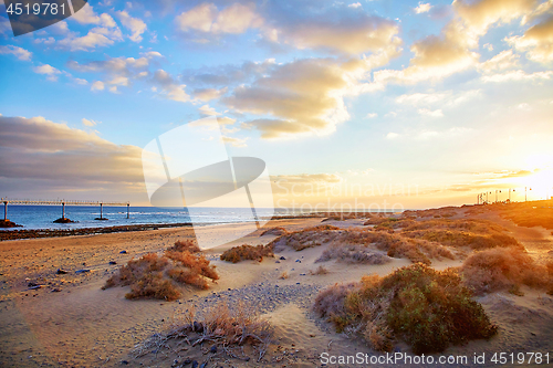 Image of Beautiful landscape of Lanzarote Island