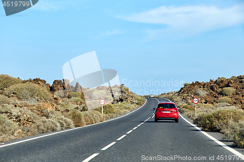 Image of Landscape of Lanzarote Island, Canaries