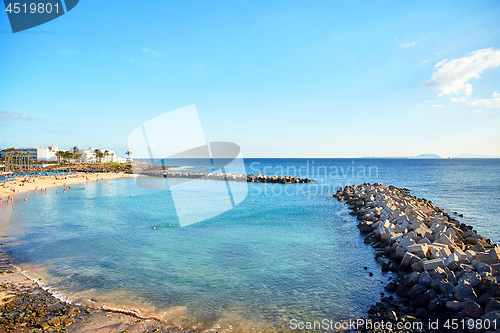 Image of Panoramic view of Playa Blanca