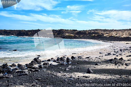 Image of Landscape of Lanzarote Island, Canaries