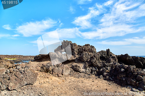 Image of Landscape of Lanzarote Island, Canaries