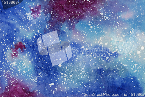 Image of Starry night galaxy