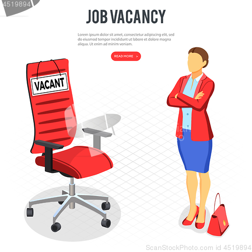 Image of Isometric Employment and Hiring Concept