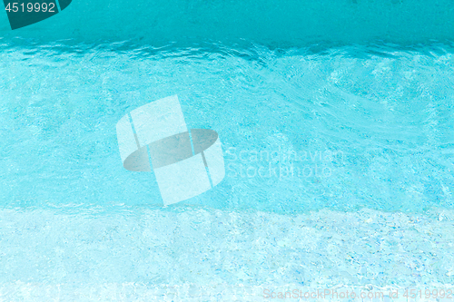 Image of turquoise water in swimming pool