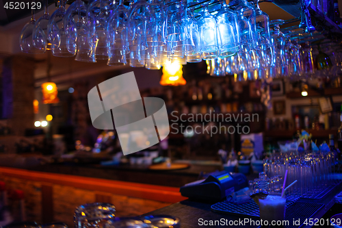 Image of At the bar counter