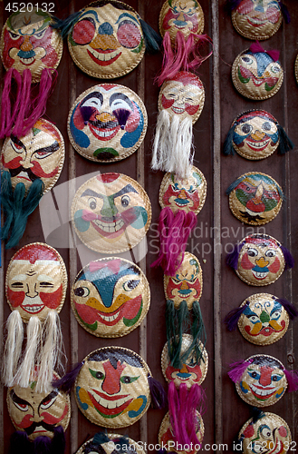 Image of Vietnamese decorative masks