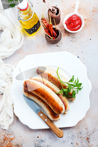 Image of fried sausages