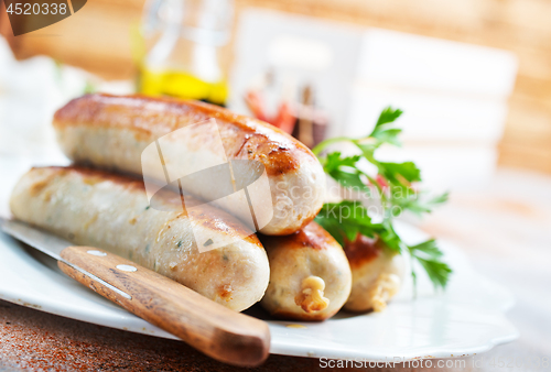 Image of fried sausages