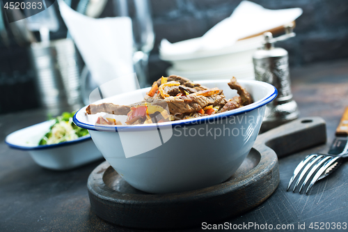 Image of meat stew