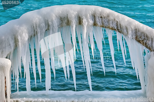 Image of Icy Arch with Icicles