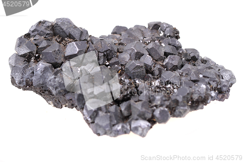 Image of galena mineral isolated