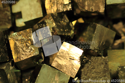 Image of pyrite mineral background